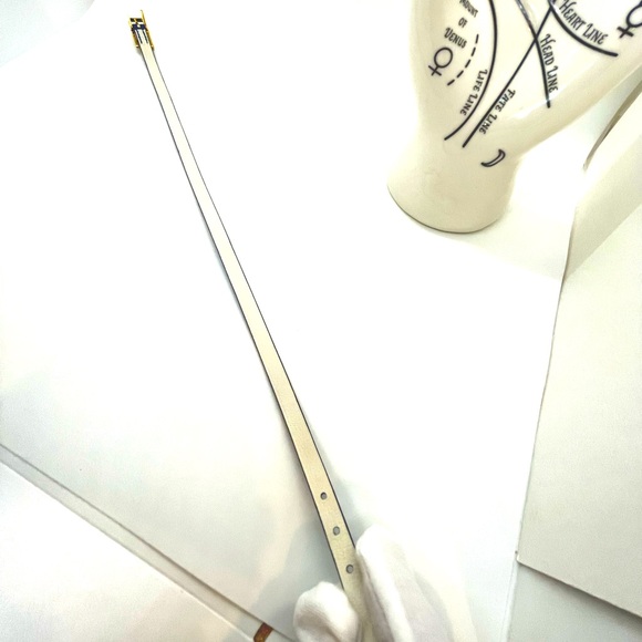 EUC HERMES Behapi Tour Double Wrap Blue Leather Bracelet - Picture 11 of 14